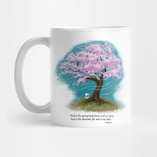 Cherry Blossom Quote Mug